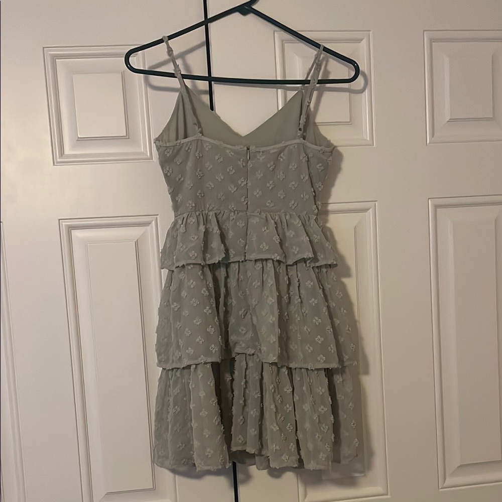 Altar'd State Green Ruffled Mini Sundress - Picture 3 of 3